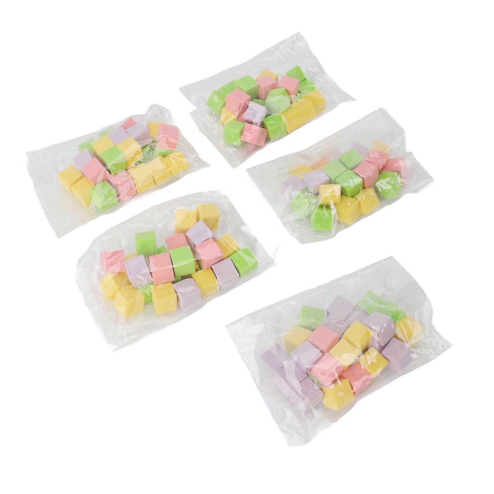 100pcs Nail Gradient Sponge Colorful Mini Portable Multi Functional Manicure Sponge Block