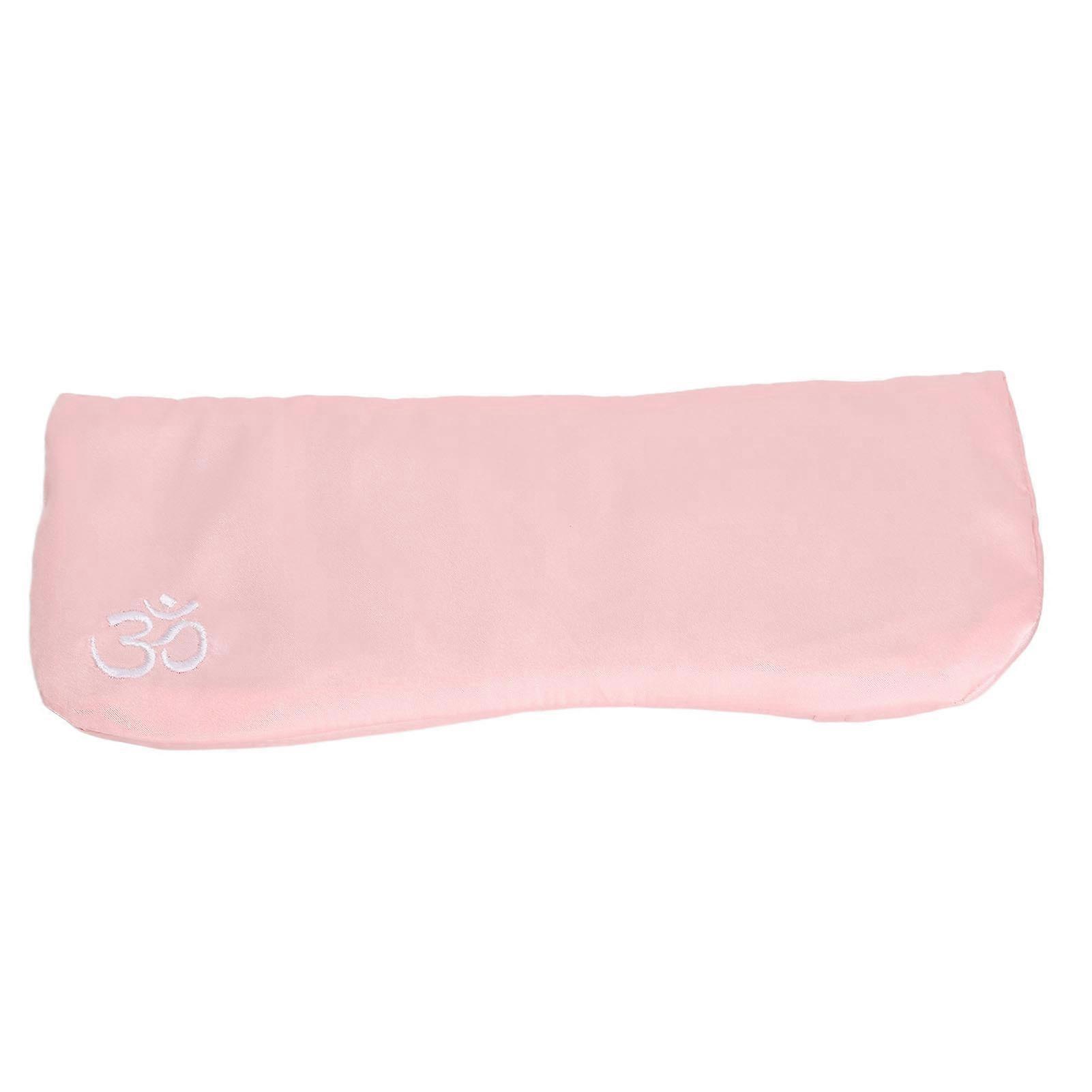 Silk Sleep Eye Cover Sleeping Cover Soft Light Blocking Eye Relaxtion Lavender Blindfold for Home Travel Office Pink