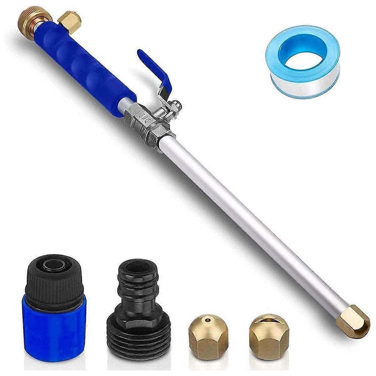 Hydro Jet Washer High Pressure Power Washer Wand Water Hose with 2 Hose Nozzle Auto Watering Spraye