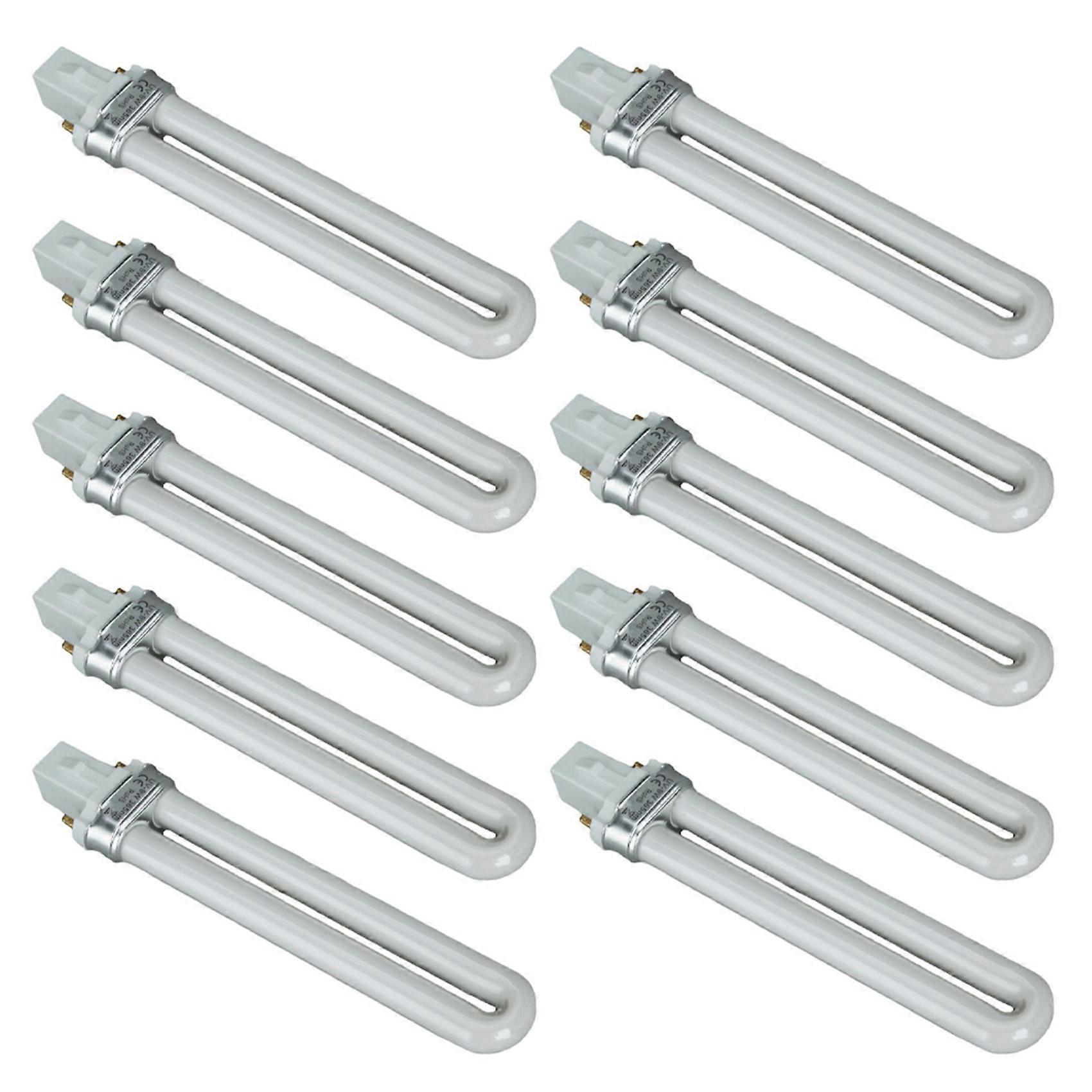 10x 9W Nail Uv Machine 365Nm Lamp Bulb Tube