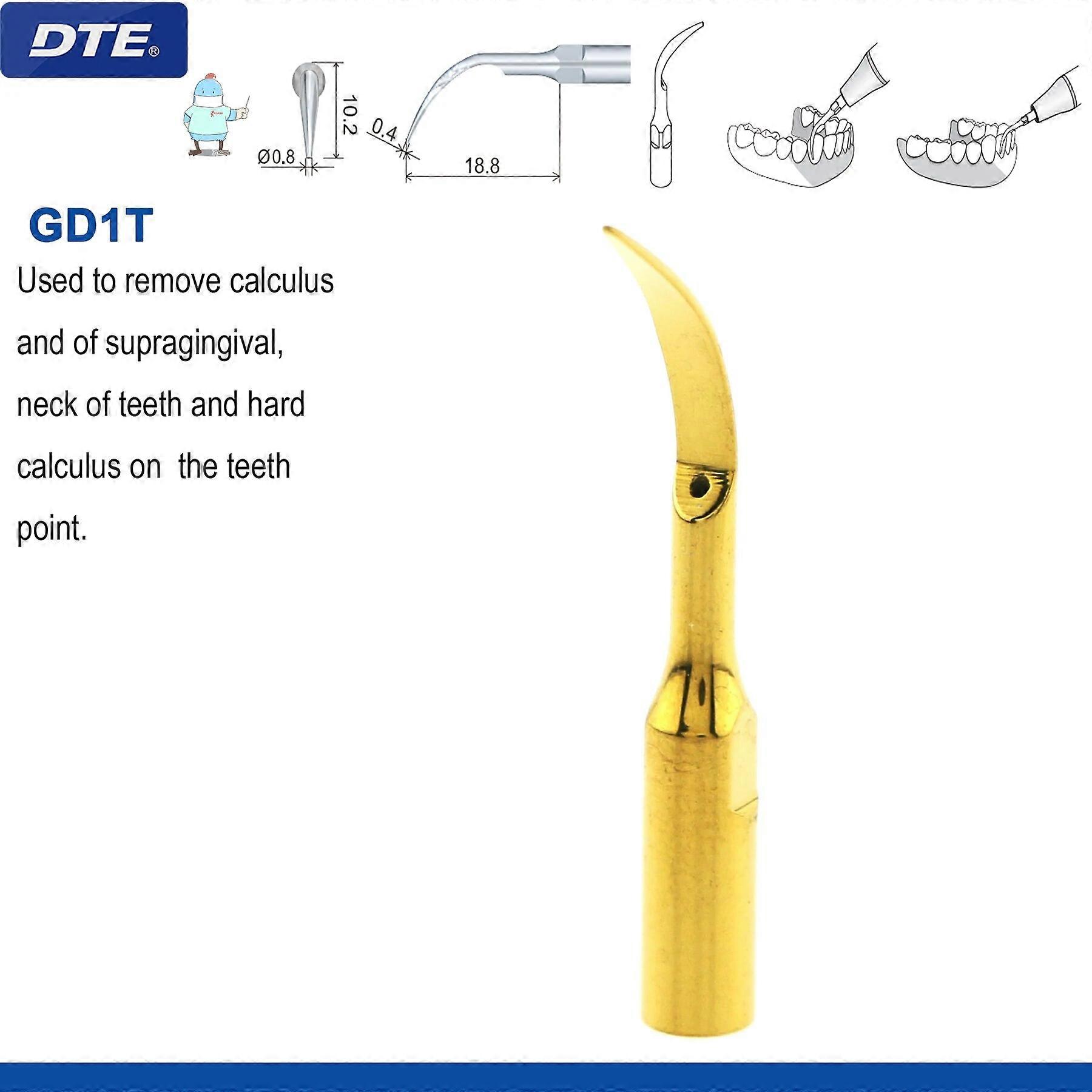Woodpecker DTE Dental Ultrasonic Scaler Tip Scaling Endo Tips GD Fit NSK SATELEC Perio Scaler Handpiece