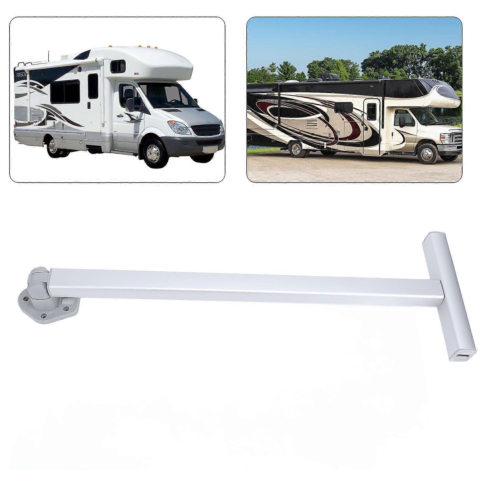 720mm RV Table Leg with T Base Foldable Stable Support Aluminum Alloy Detachable Table Base Leg for Travel Trailer Boat