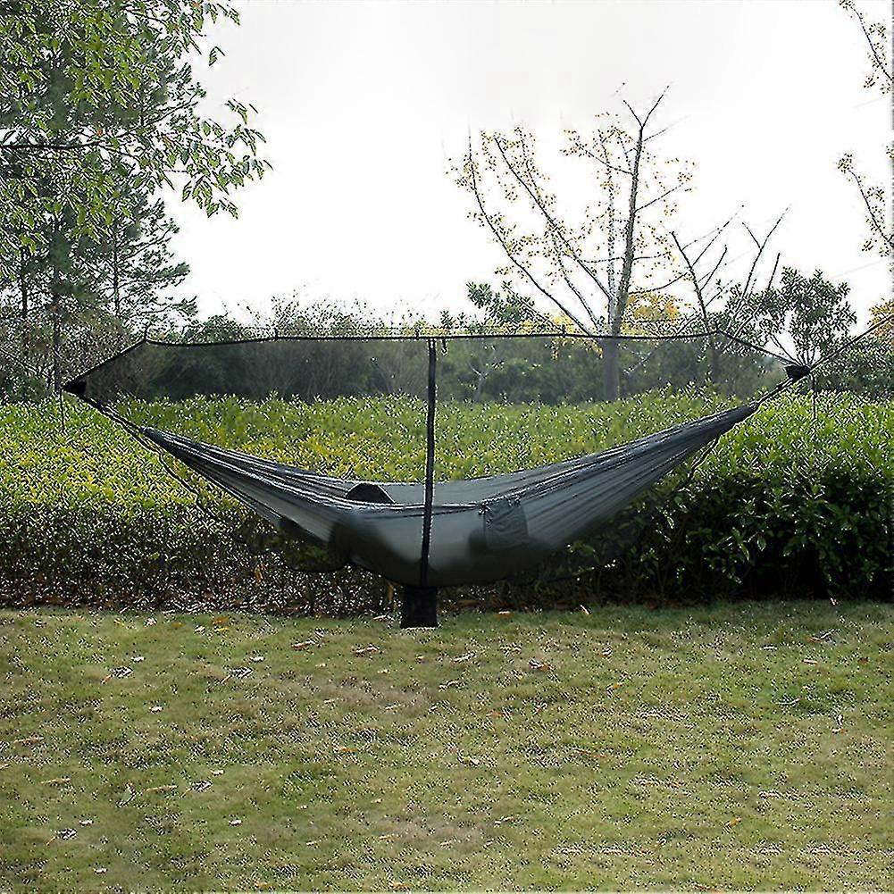 Hook Tool Separating Lightweight Outdoor Double Zipper Bug Mosquito Hammock Net