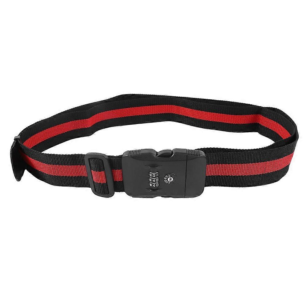 Luggage Strap Cross Straps Travel Suitcase Belt TSA Combination Lock