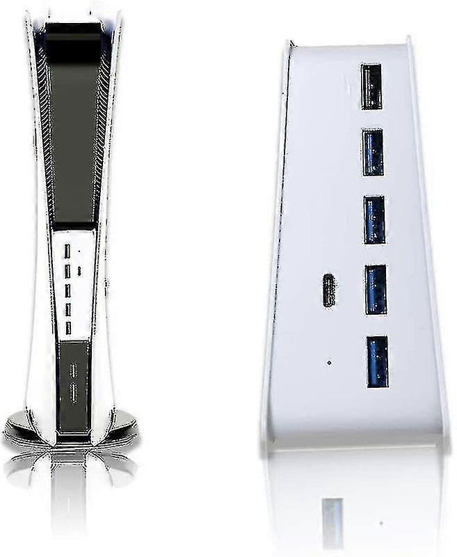 Ps5 Usb Hub Extender 5 Port Transmission Expansion Adapter Converter Splitter