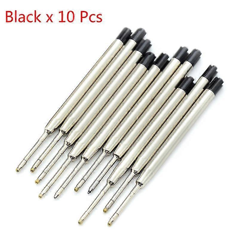 10 قطع الحبر الأزرق باركر ستايل قياسي 1.0 مم قلم حبر جاف عبوات نيب متوسطة