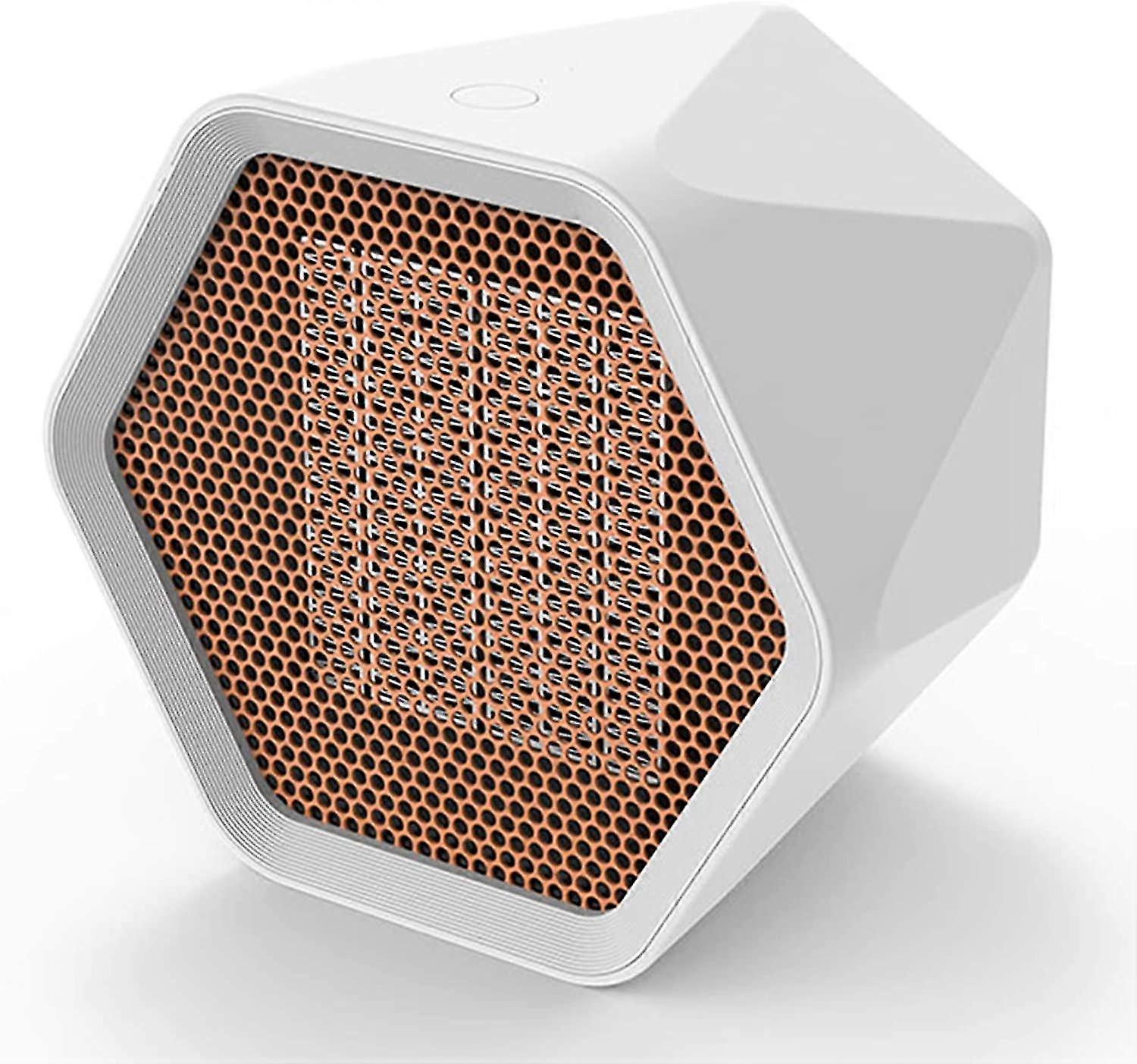 Fan Heater,1000w Mini Electric Heater Temperature Control Hexagonal Desktop Heating