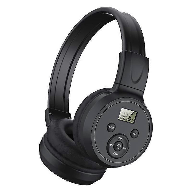 携帯用無線FMのラジオのヘッドホーン、会合、毎日の仕事、ハイキング、ジョギングのための再充電可能なFMラジオのヘッドホーンの受信機