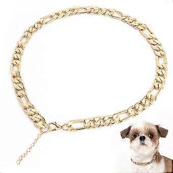 Collana di cuccioli di gatto per cani di piccola taglia in oro per Bulldog francese Yorkshire