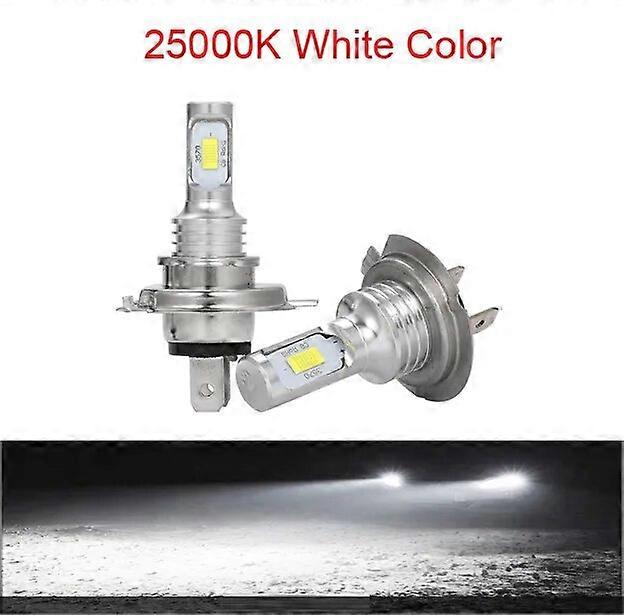 2Pcs H7 H4 LED CSP Car Led Fog Light Headlight H8 H11 H9 9005 9006 HB4 H1 H3 Bulb Auto Driving Running Light 12V 6000K 4300K