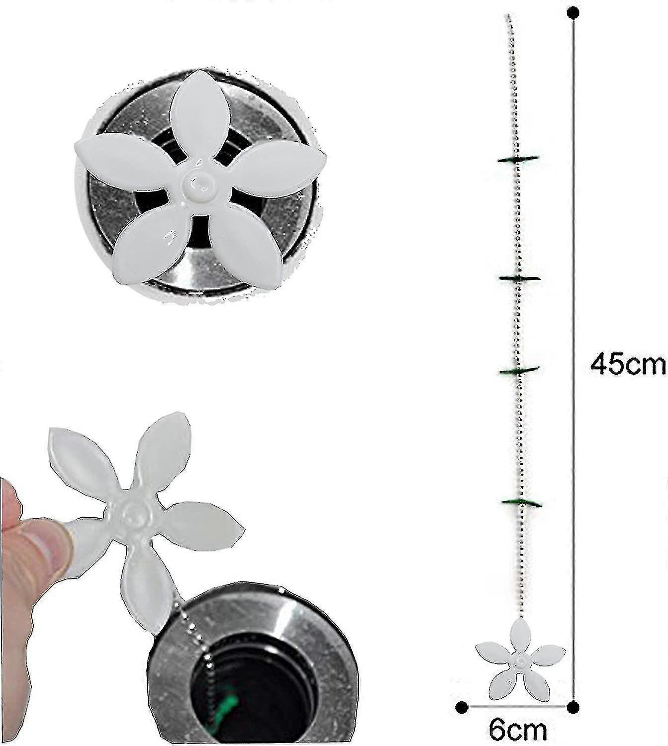 Pacote com 10 Ralos de Banheiro de Flores para Chuveiro de Banheira