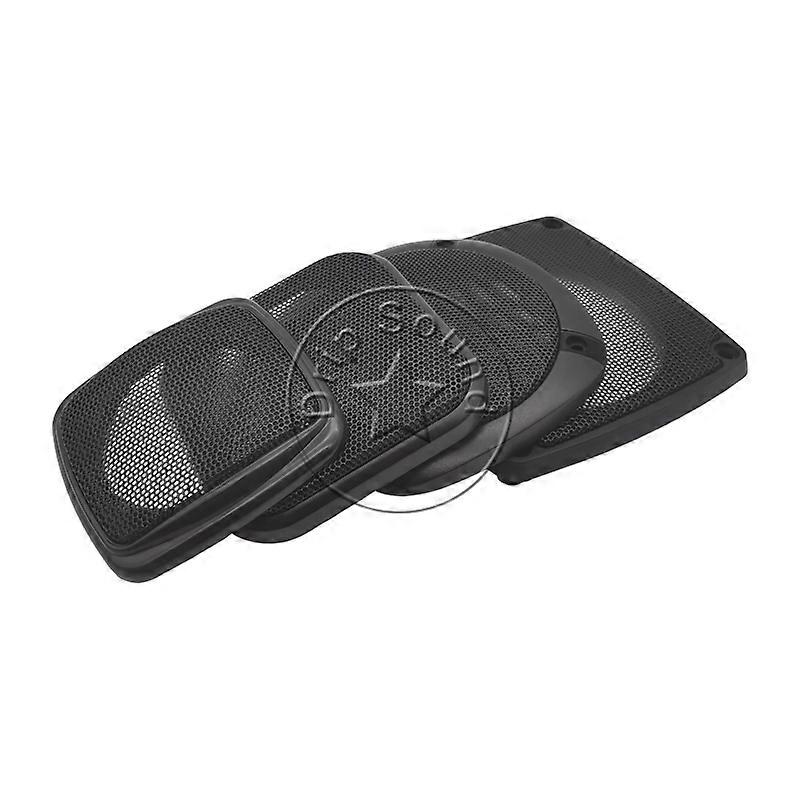 For 3"/4"/5"/6" Inch Square Speaker Conversion Net Cover High-grade Car Home Audio Decorative Circle Metal Mesh Protection