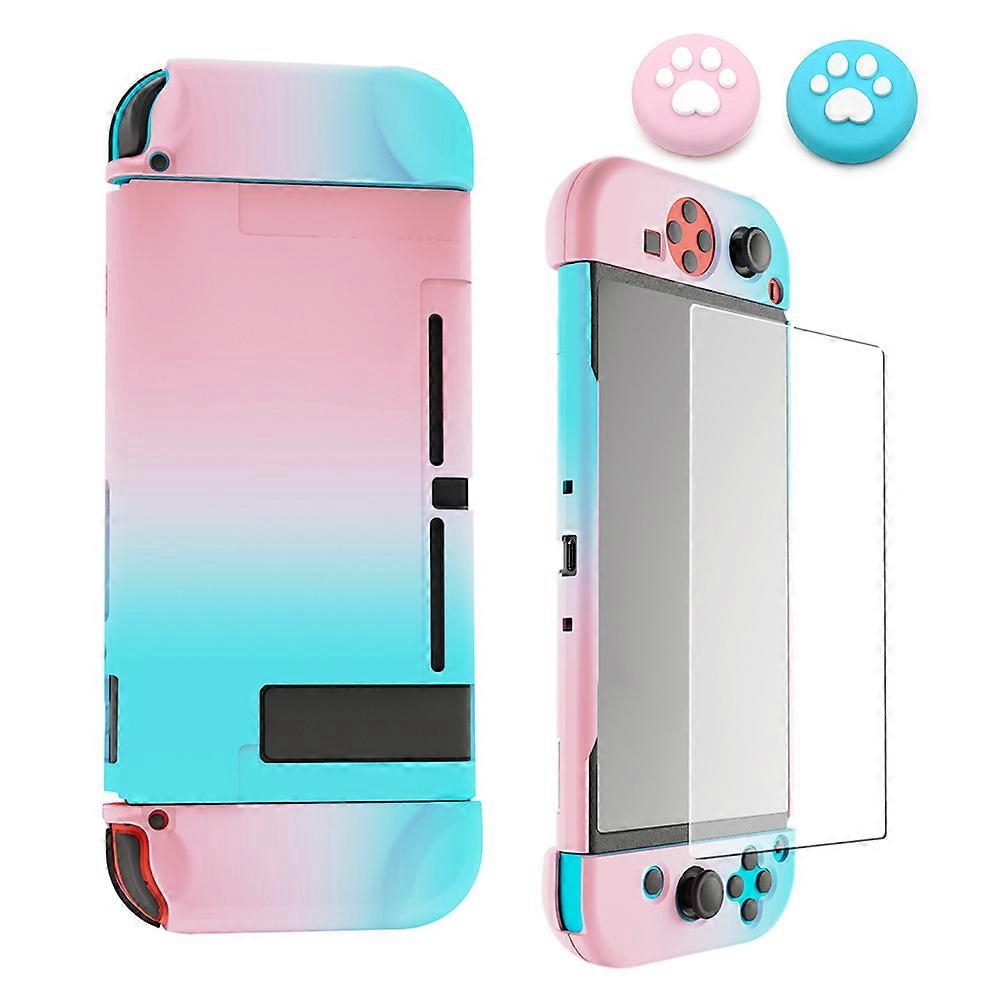 Lovely Console Case+thumb Cap Joystick Cover For Nintendo Switch Joy-con Controller Gamepad Thumbstick Case Game Accessories - Cases