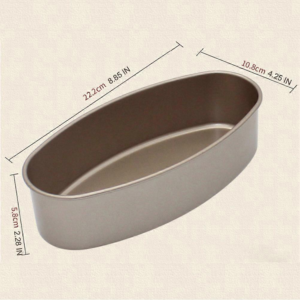 Nonstick Oval Baking Tray Bread Loaf Cheese Cake Pan Kitchen Tool