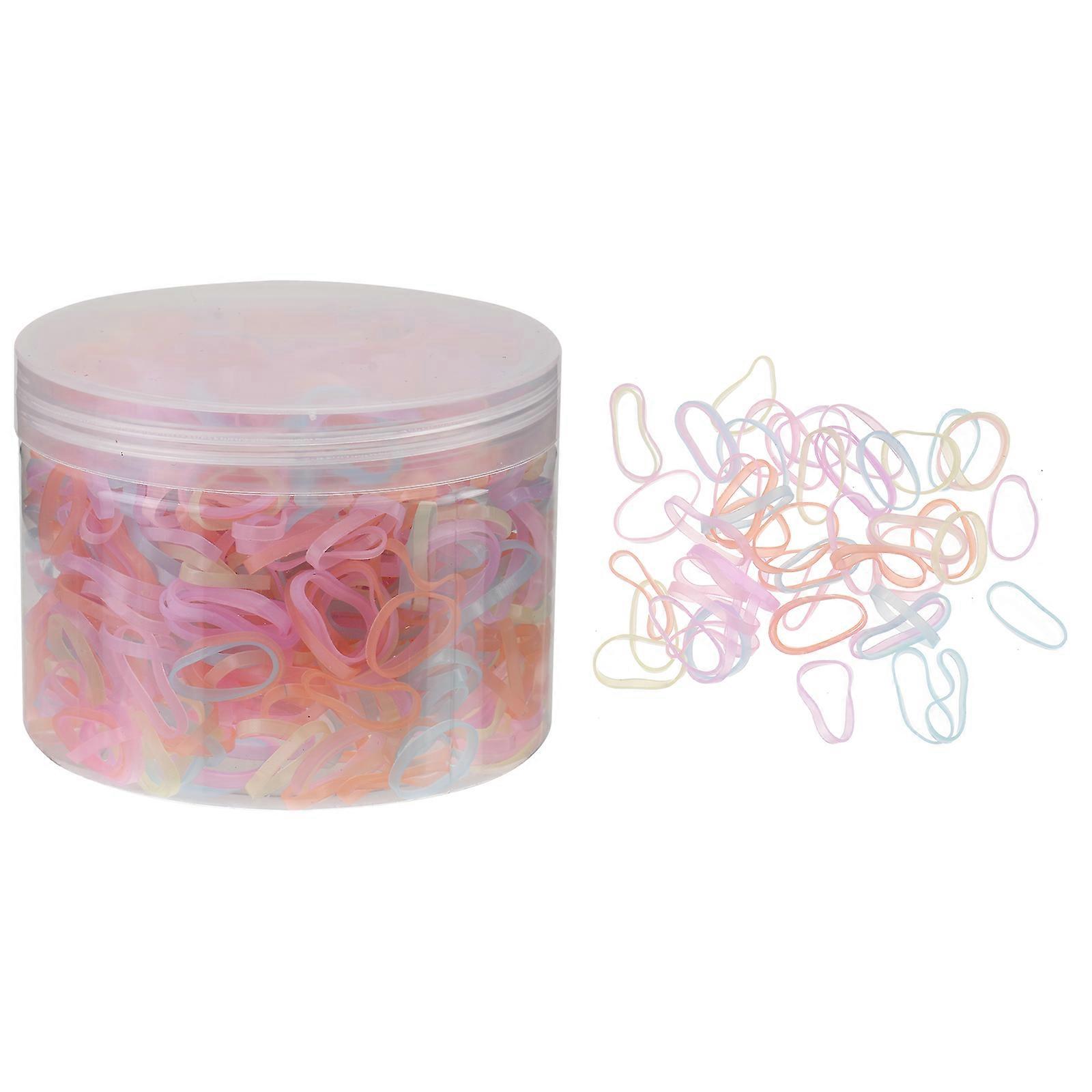 1 Box λαστιχένια Bands ανθεκτική Cat σκυλιών Pet Ties Pet Headress για τη διακόσμηση (πολύχρωμη)