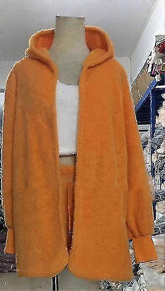 3 قطع أفخم بيجامات مجموعة النساء أفخم سترة معطف السراويل عارضة Loungewear مجموعة