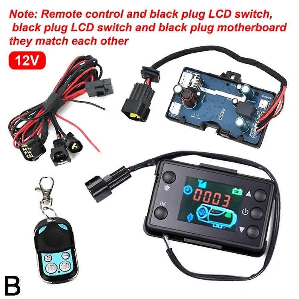 12V 24V LCD Car Air Diesel Parking Heater Switch Controller LCD Parking Air Heater Remote Control Adjustment Accessories