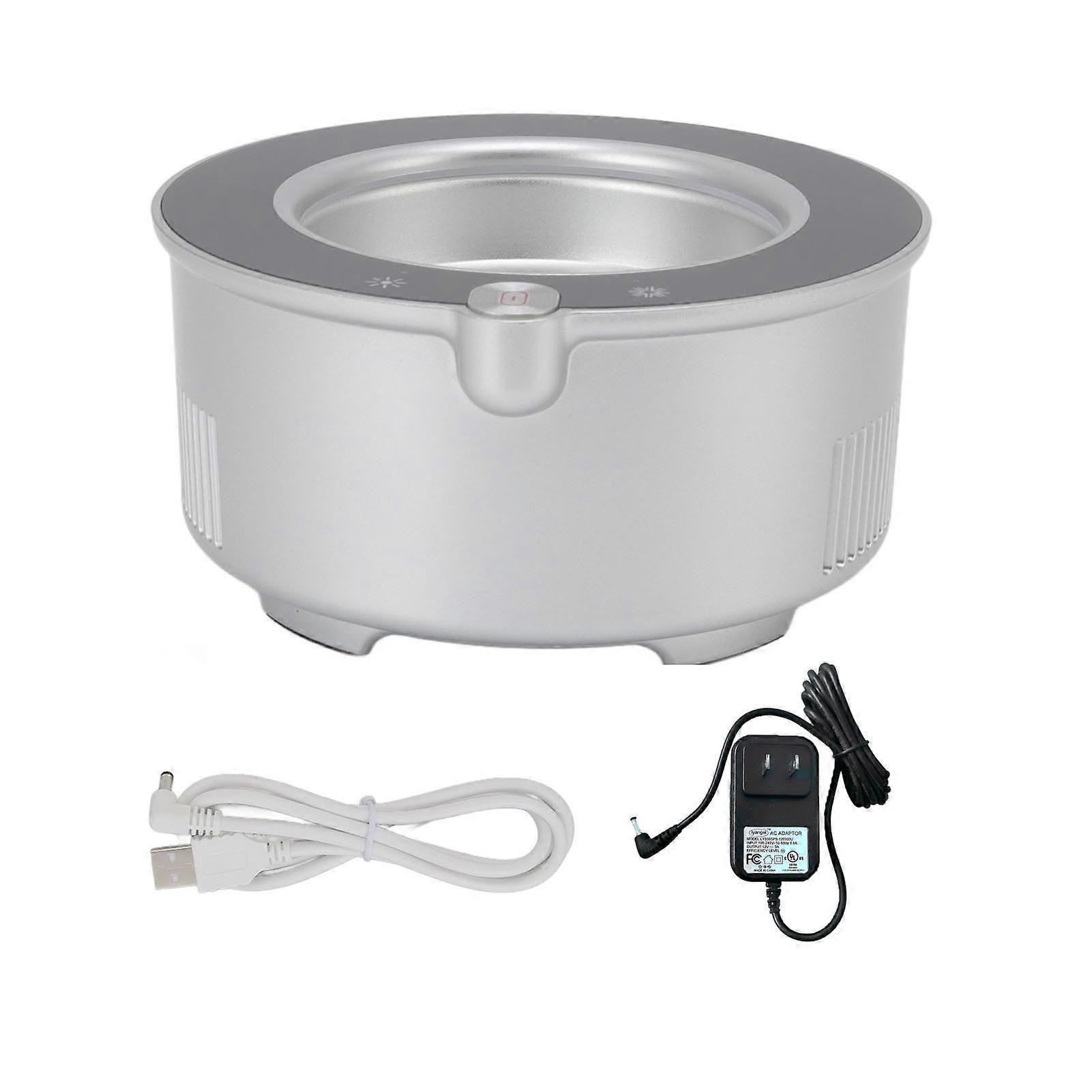 スマートマグウォーマークーラー断熱冷凍デュアルユースコースターサーモスタットパッドUSBケーブル付き12V 3Aアダプター100240V