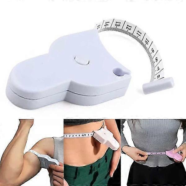 衣類のサイズと体の測定のための測定テープ-CMとインチホワイト