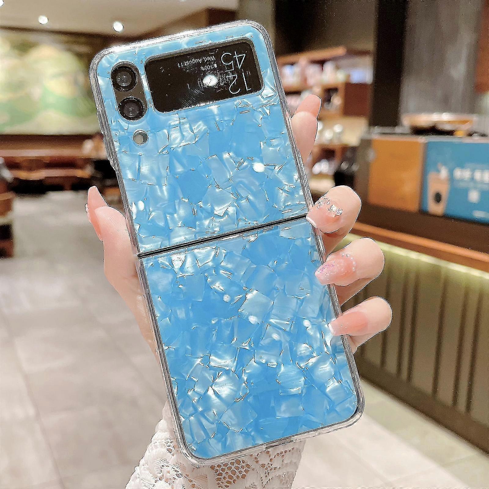 Conch Phone Case Compatible With Z Flip 4, Soft Tpu Protectve Cover