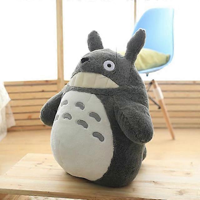 Totoro Fluffy Cute Plush Cat Japanese Anime Figure Doll Plush Totoro Toy with Lotus Leaf Kids Toys Birthday Christmas Gift