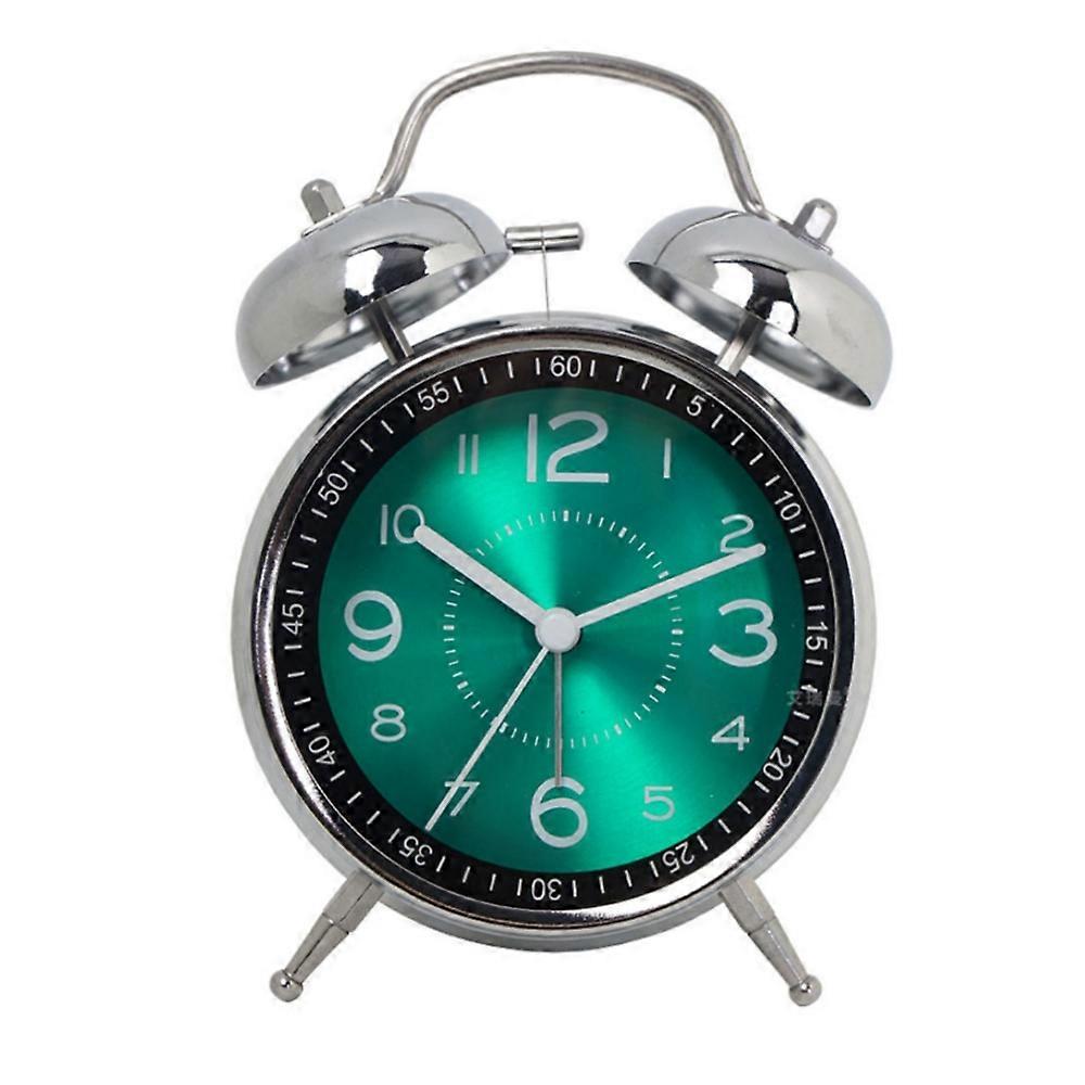 منبه بصوت عال للبالغين الذين ينامون بشدة ، 4.5 بوصة كوارتز صامت غير موقوتة مع الإضاءة الخلفية