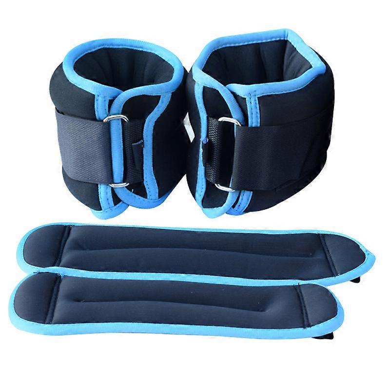 1 paire de sacs de poignet ajustables lestés de musculation