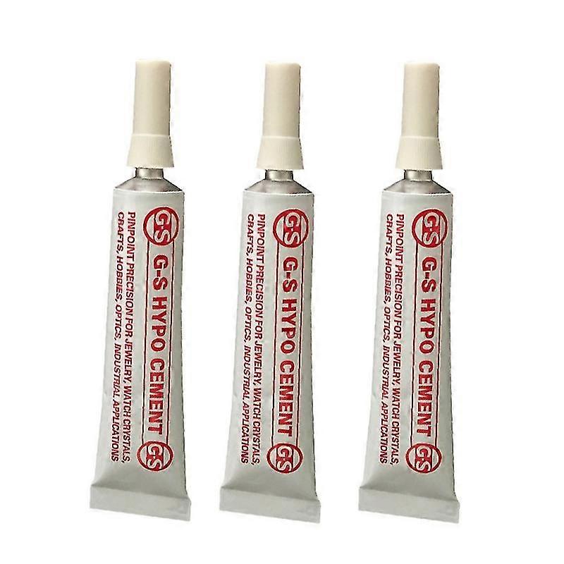 3pcs Nail Rhinestone Glue Gel For Nails