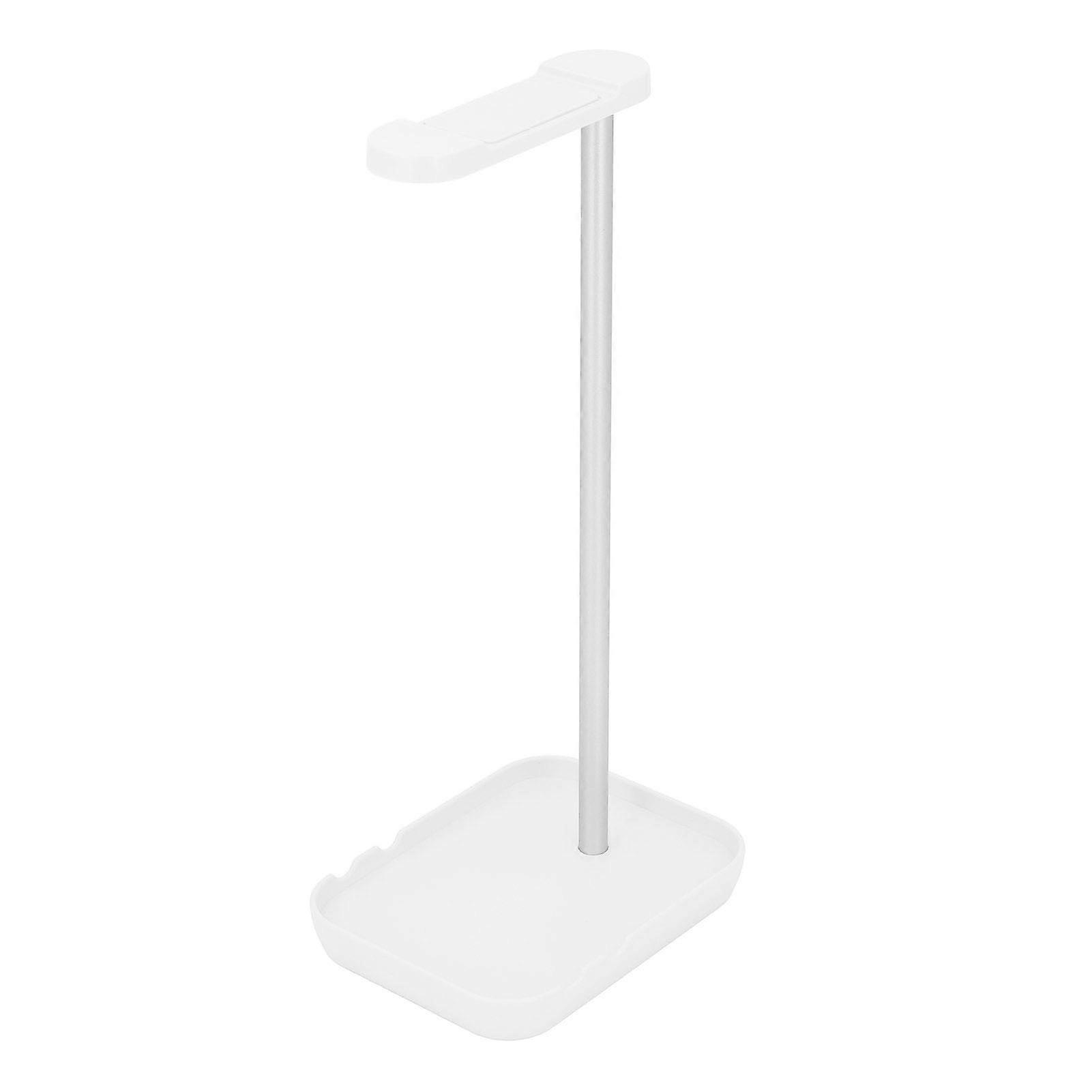 Headphone Stand Non Slip Bottom Gaming Headset Holder Hanger Mount for All Sizes Bedroom Office Recording Studio White 
