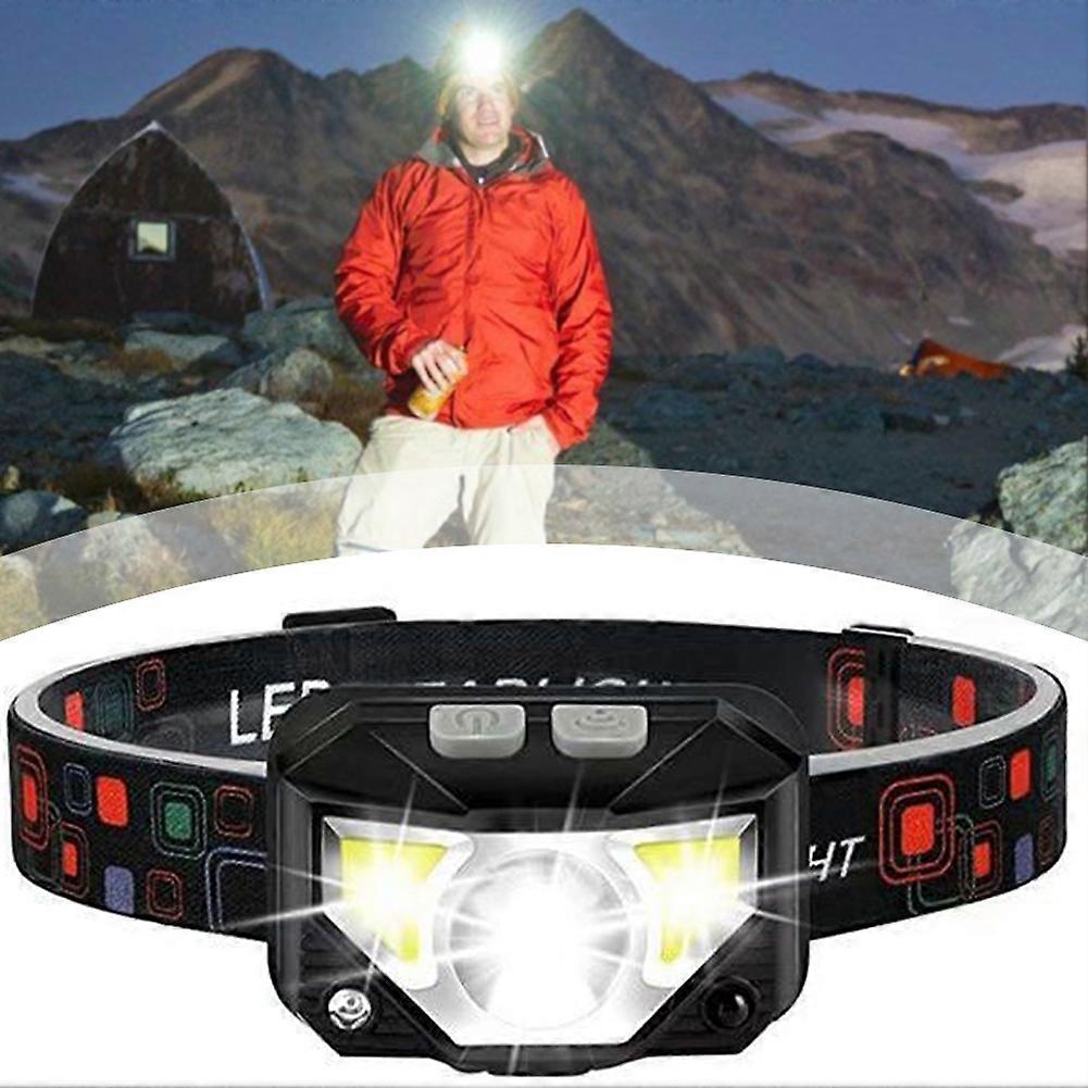 Rechargeable LED Head lamp with Motion Sense Function 8 Modes LED Headlamp for Outdoor Camping