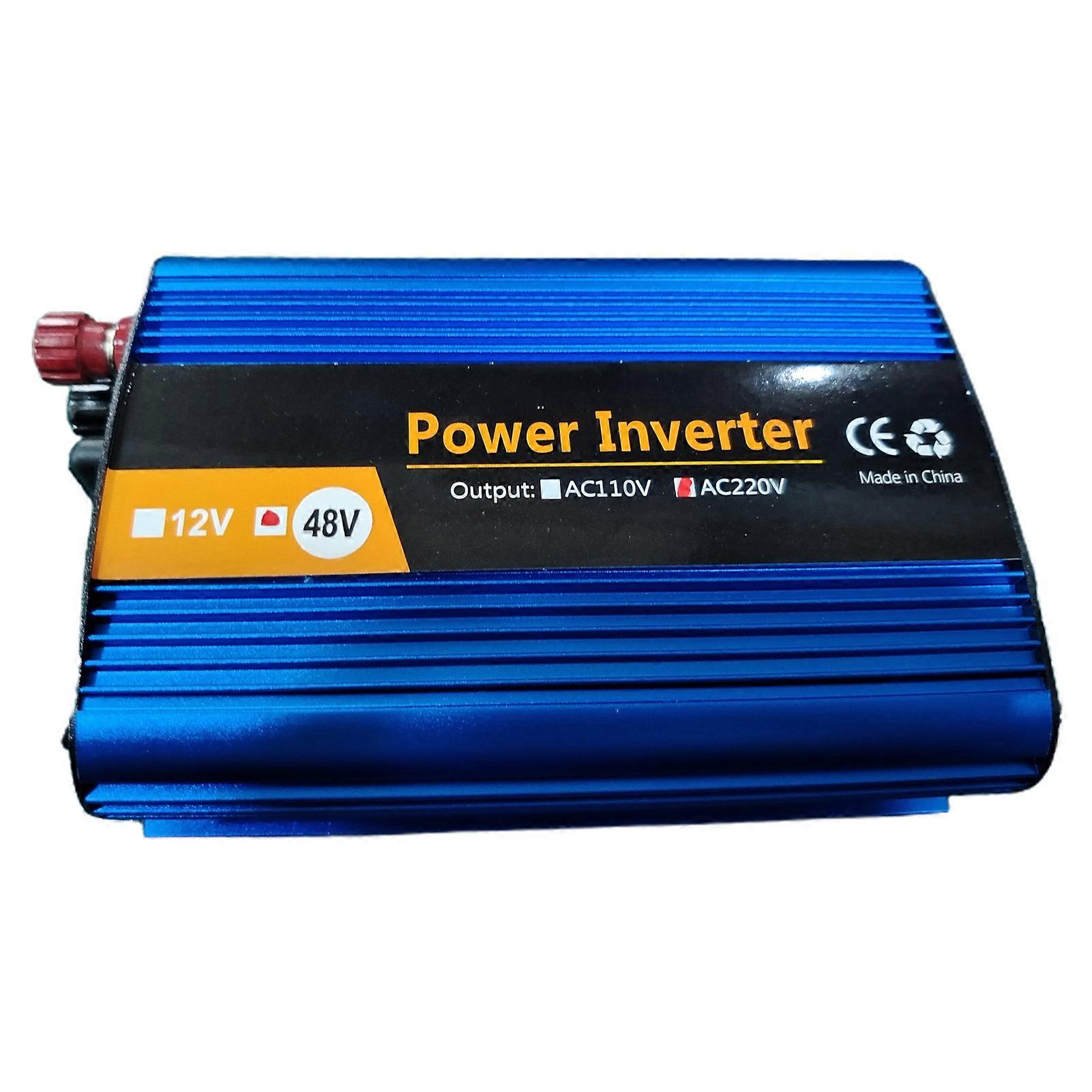 Car Power Inverter Modified Sine Wave Plug Play Digital Display 500W 12/24/36/48V to 220V Car Transformer Adapter for Home