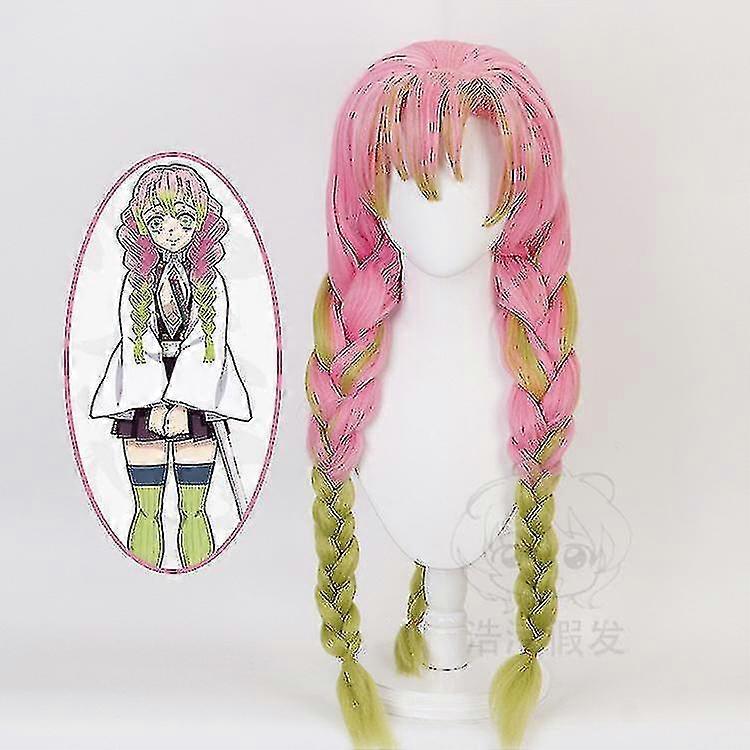Anime Demon Kimono Kanroji Mitsuri Wig
