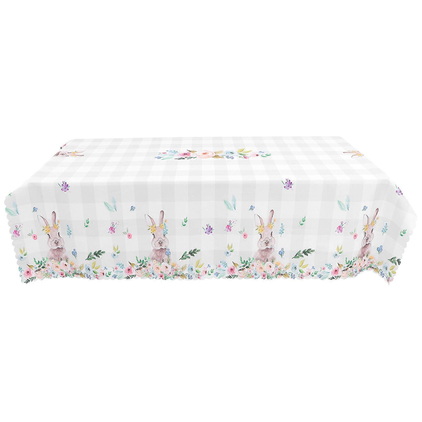 Easter Party Table Cover Spring Table Runner Table Cloth for Dining Table Easter Party Banquet