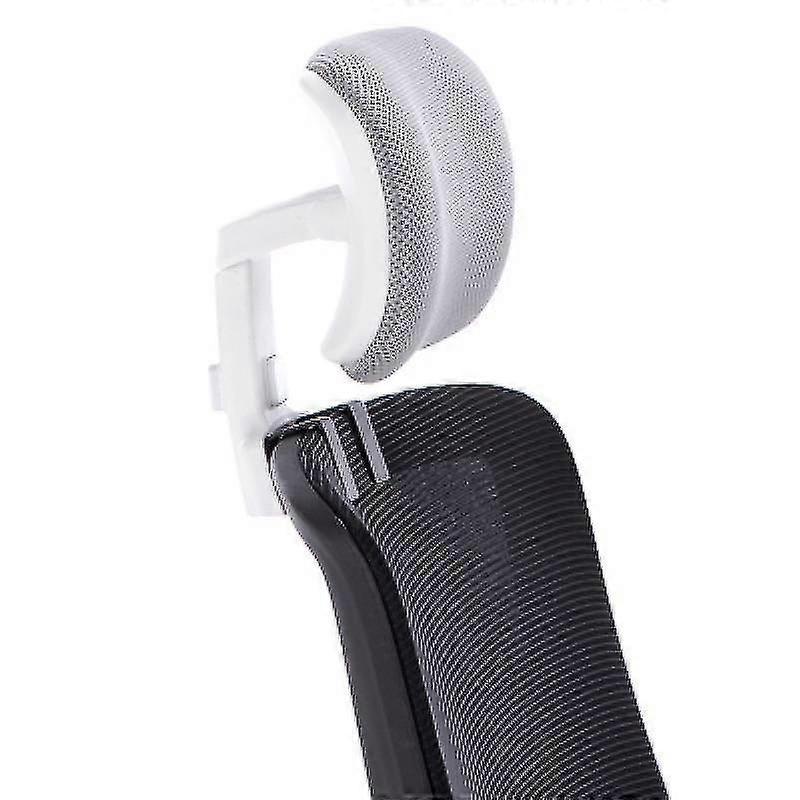 Office Chair Headrest Attachment Universal Head Support Cushion Upholstered Adjustable Height Angle