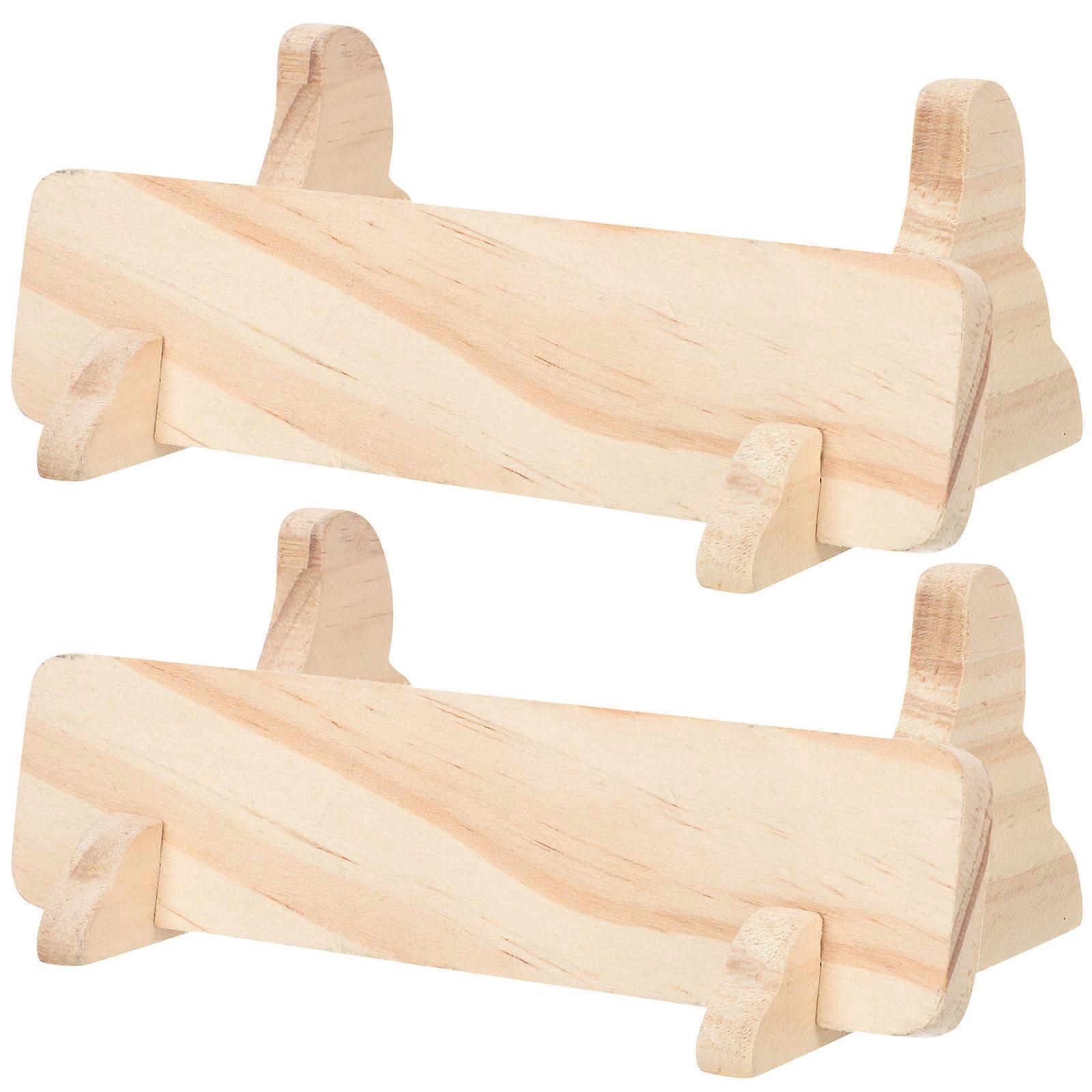 2pcs Tea Stand White Tea Pu'er Tea Shelf Display Stand Tea Collection Rack Decorative Craft