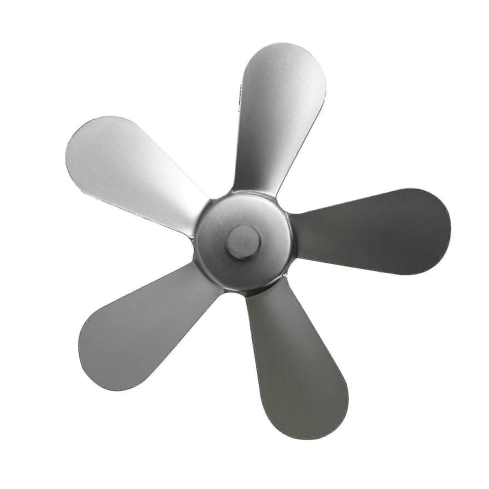 5 شفرة للموقد مروحة تعمل بالحرارة مروحة موقد الخشب للخشب سجل الموقد مروحة استبدال شفرة فقط