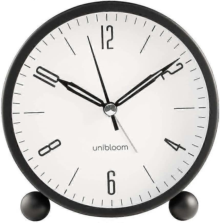 Alarm Clock, 4 Inch Bedside Table Alarm Clock