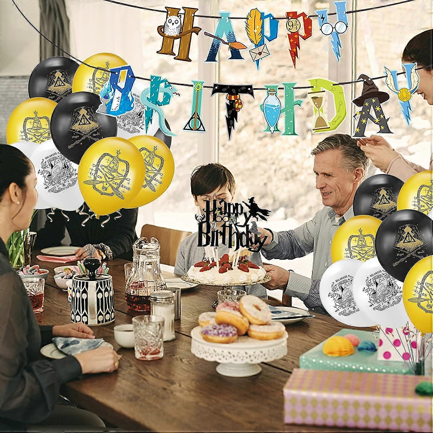 Harry Potter Party Supplies Decorations Birthday Decorations Wizard ...