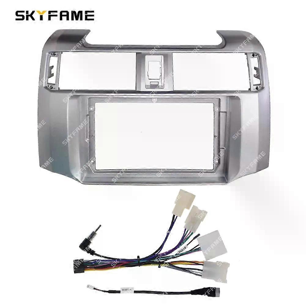 Applies to Car Frame Fascia Adapter Canbus Box Decoder Android Radio Dash Fitting Panel Kit For Toyota 4Runner