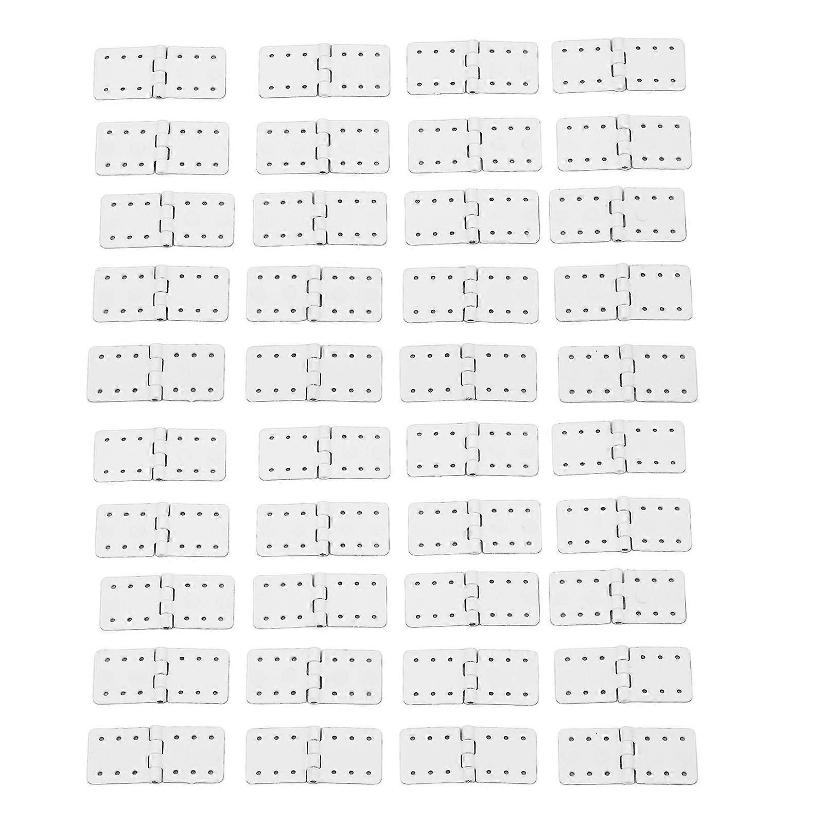 S Size 40PCS RC Pinned Hinges for Remote Control Airplane Plastic Hinge Model Aircraft Wing Parts