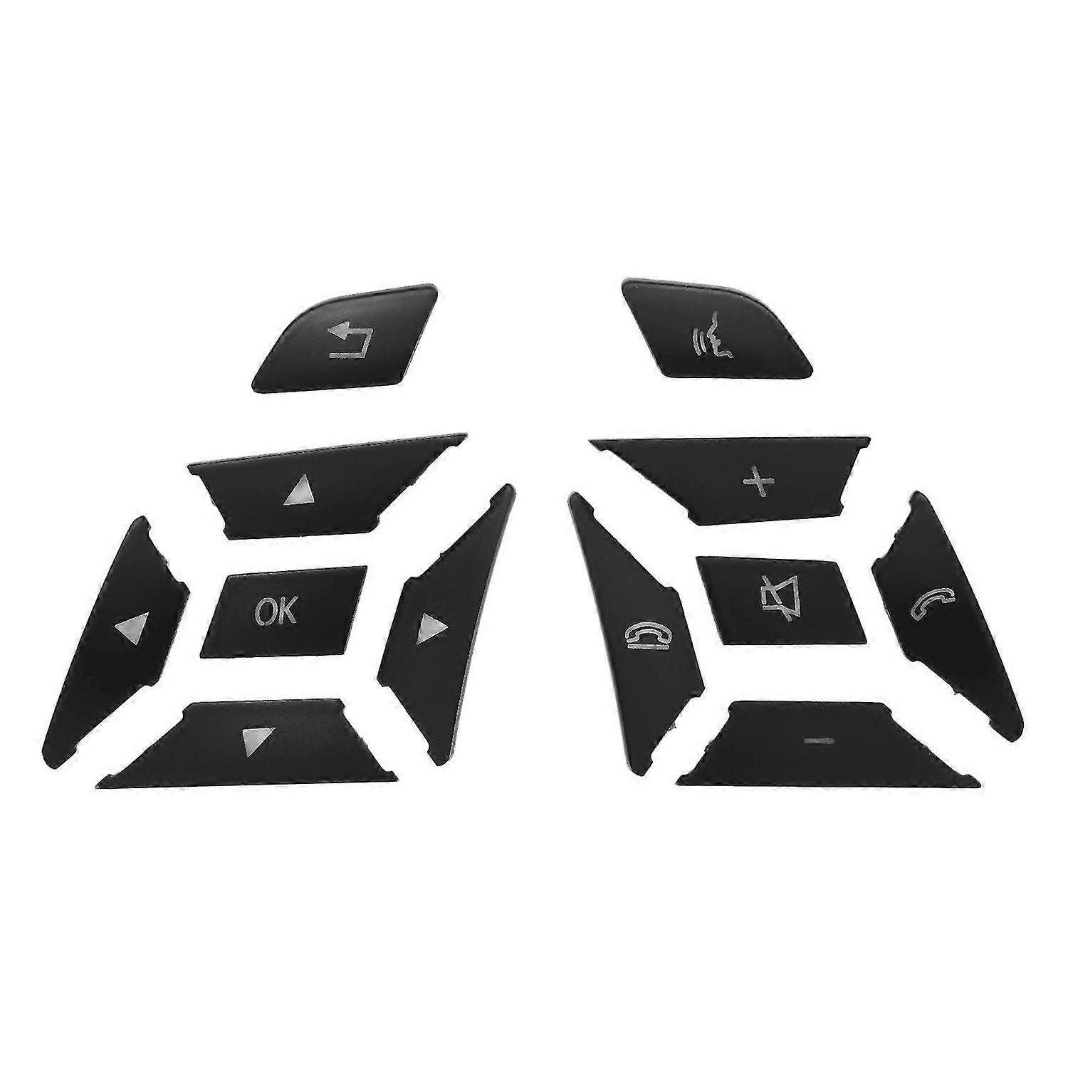 Car Steering Wheel Button Switch Trim Cover Sticker compatible C E Ml Cla Gla Sl Class W176 W212 W20