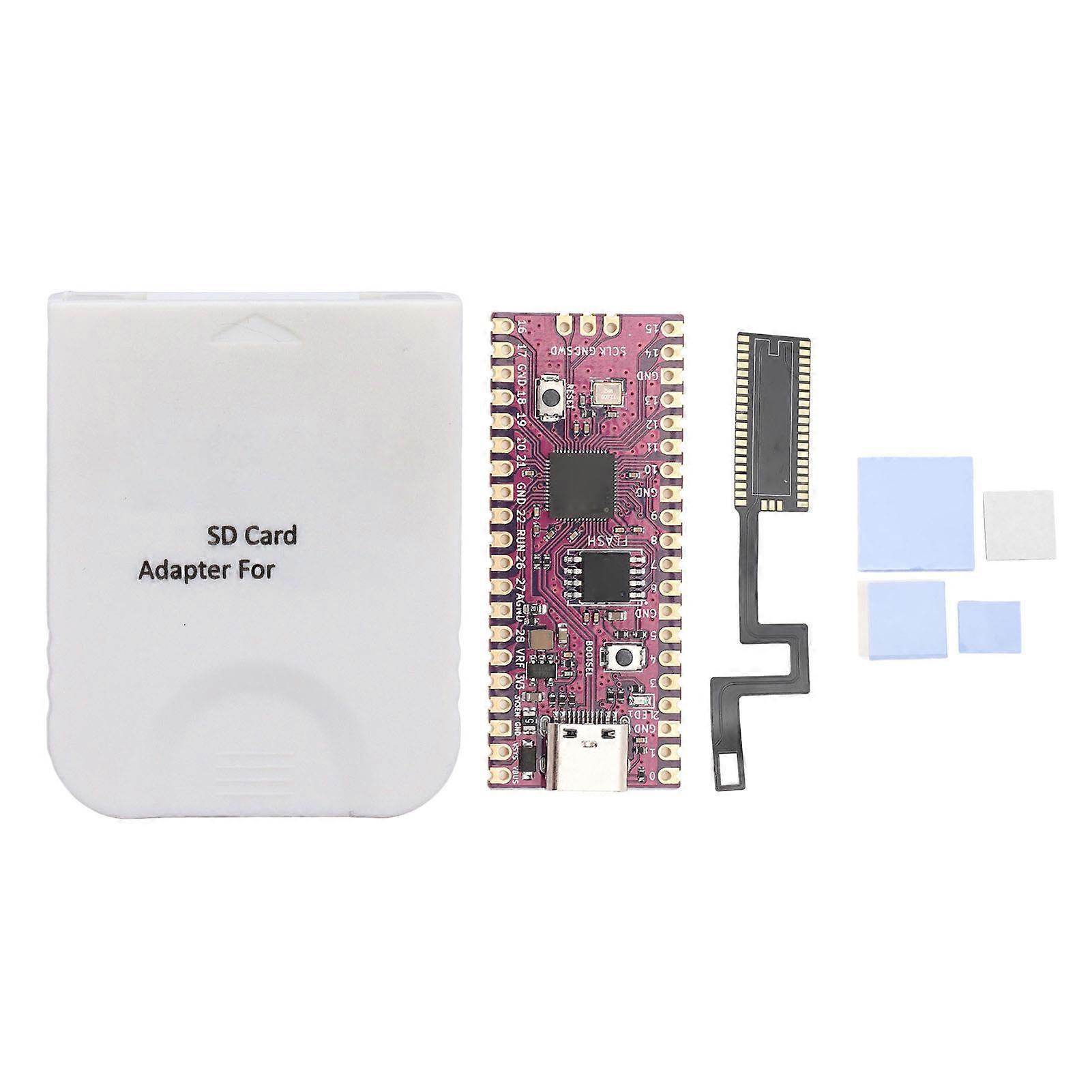 for Picoboot Development Board FPC Flex Ribbon Cable with Micro Storage Card Reader for GC DOL 001 Retro Console White