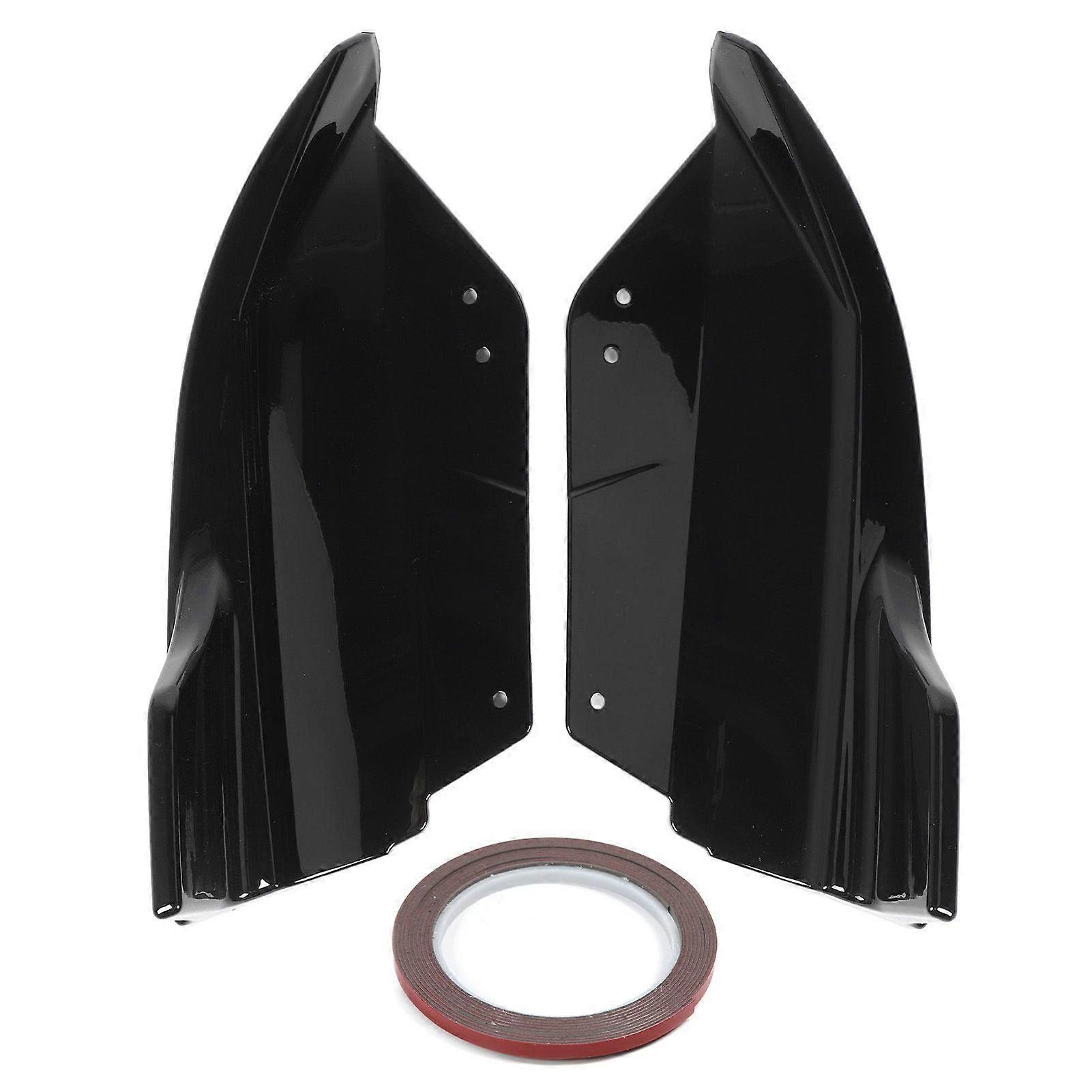 1 Pair Rear Bumper Splitter Side Diffuser Left Right Sporty Look Lip Splitter Spoiler Diffuser for X1 IX1 U11 M Sport 2023 and Later Glossy Black MK83