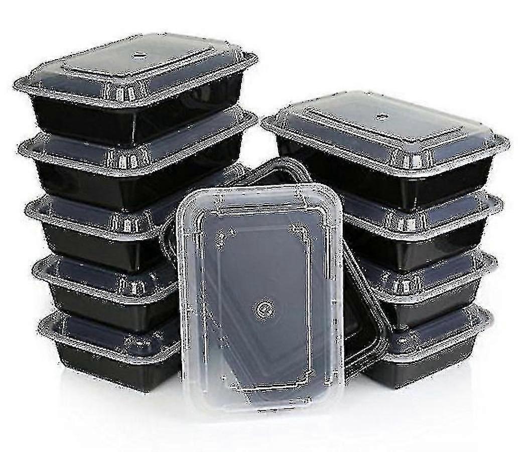 Kabalo 10 Pack Premium Stackable Microwave Re-usable Lunchbox Food Container Meal Boxes - W