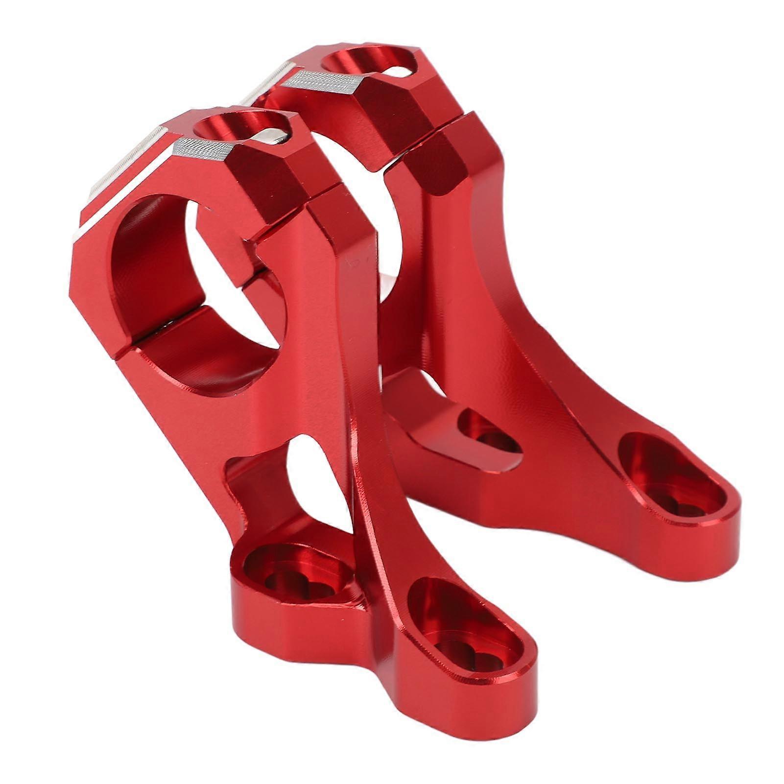 3Pcs Metal Handlebar Riser Mount Bracket for Light Bee X S Red