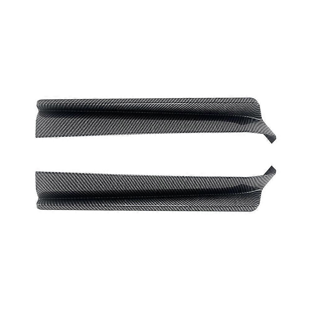 Car Rear Bumper Lip Diffuser Splitter Winglet Apron Spoiler for VA 2015-2021 Carbon Fiber Pattern