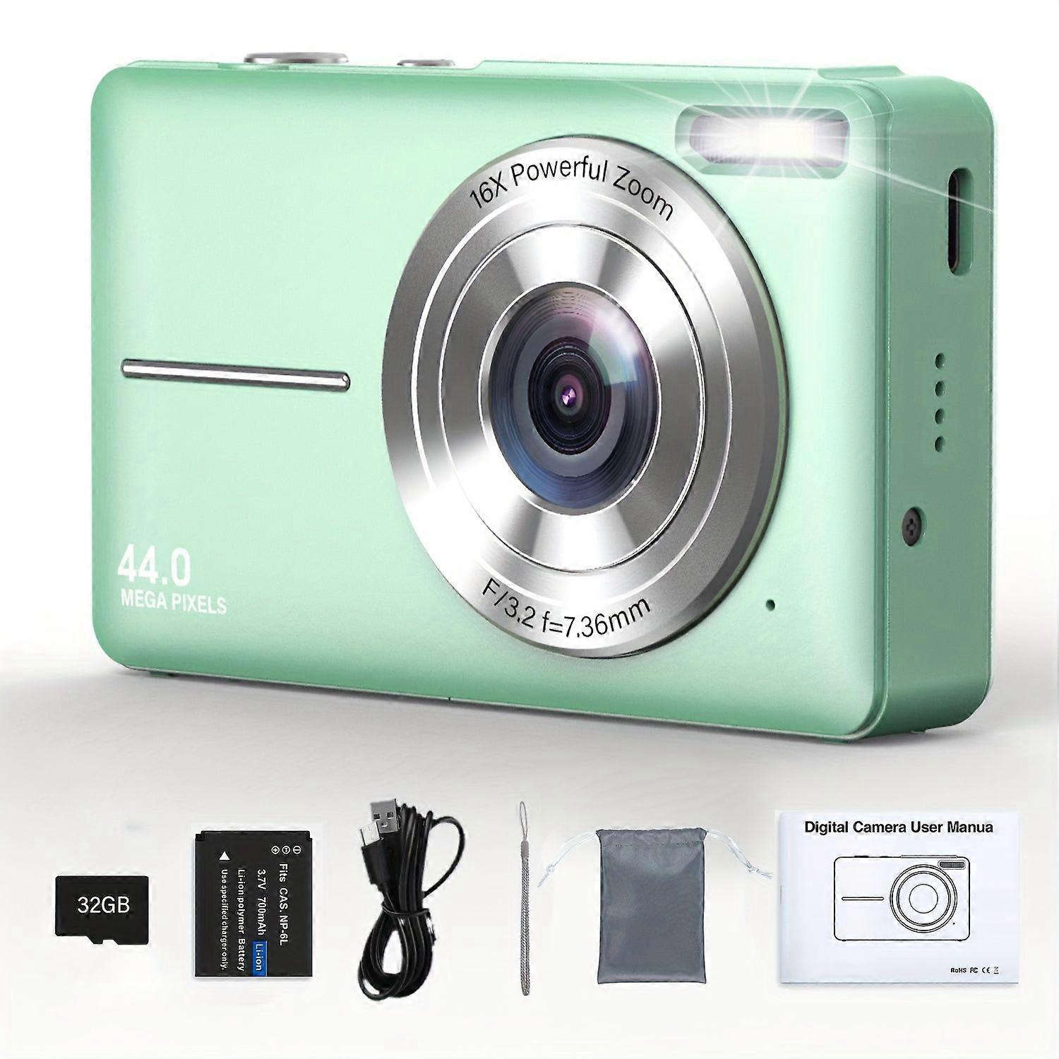 Digital Camera Compact Camera 1080P Dc403 Green