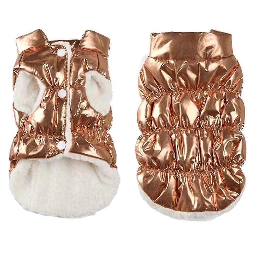 כלבים מזג אוויר קר ביגוד חורף בגדי כלבים אוברול עמיד לרוח לכלבים קטנים גור פוך מעיל מעיל עמיד למים לעבות פארקה כלב סרבל תלבושות לחיות מחמד