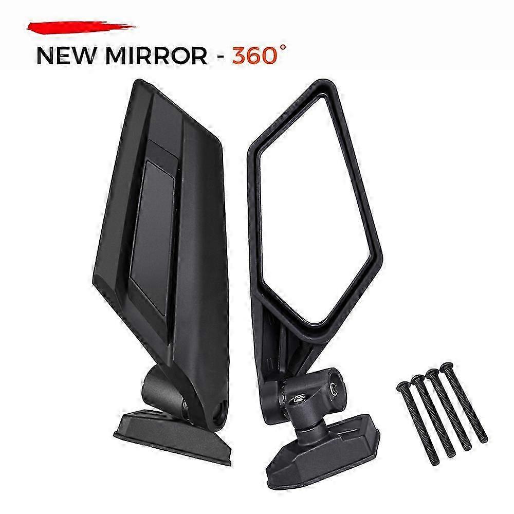 Retrovisor UTV ajustável 4x4 Racing Side Mirrors Set para Can-Am Maverick X3 & MAX SSP para Suzuki King Quad 450 Quad 2017-2021