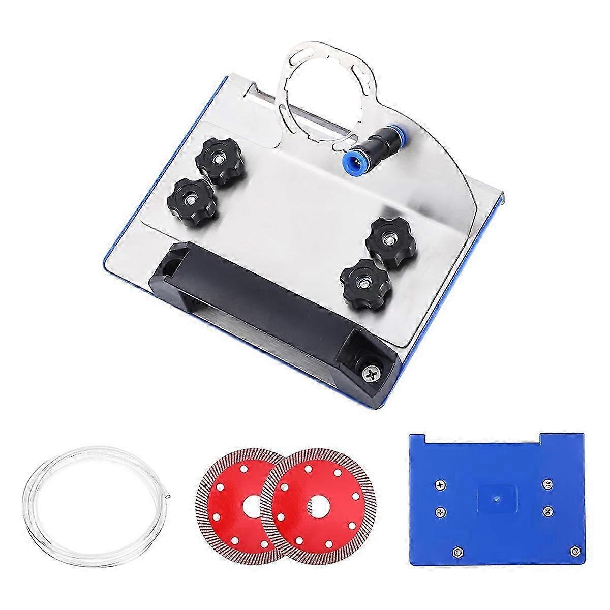 45 Degrees Tile Chamfering Tool, Angle Grinder Stand Holder,for 100-Type Angle Grinders, Adjustable Cutting Tool,Grinder